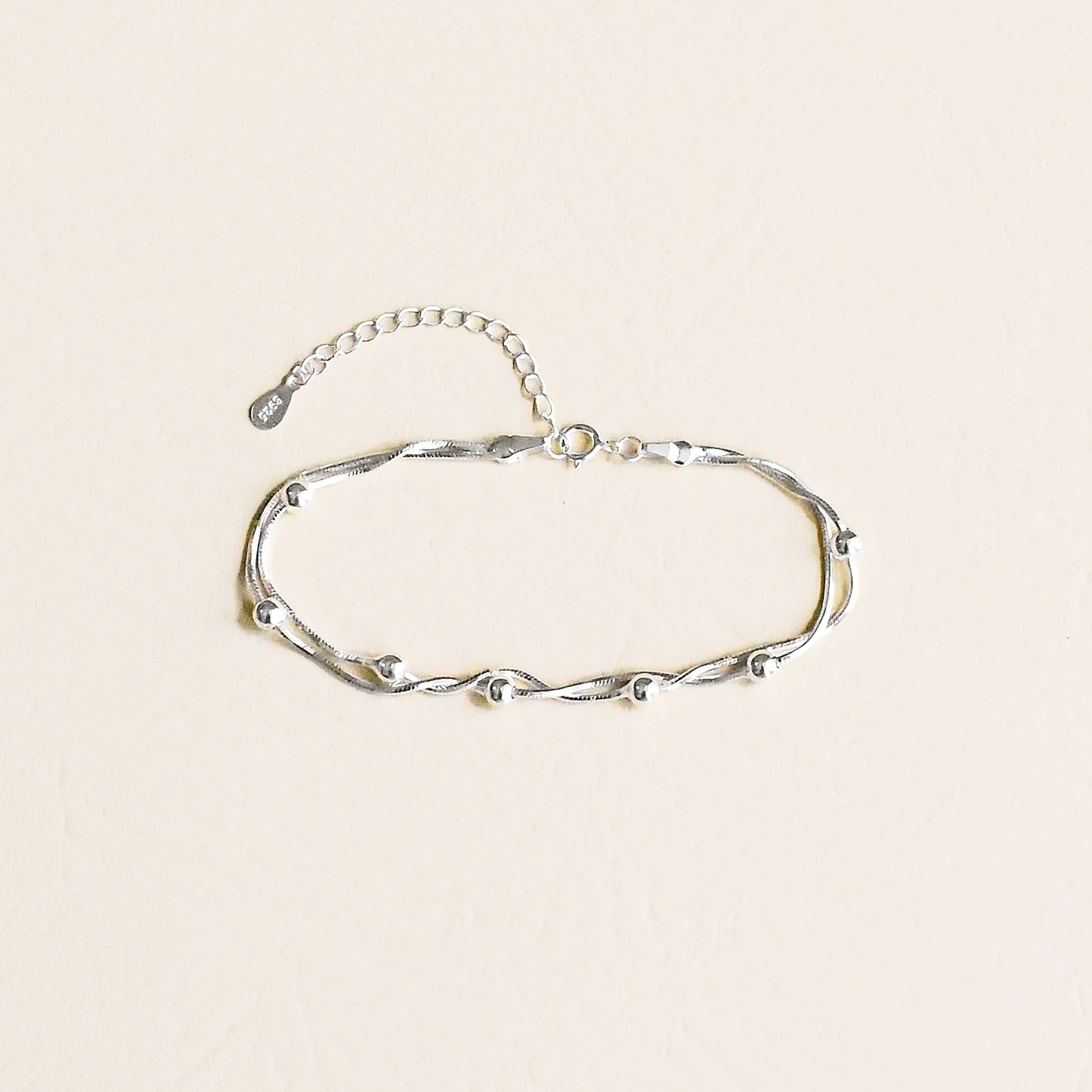 Duo Bead Chain Bracelet