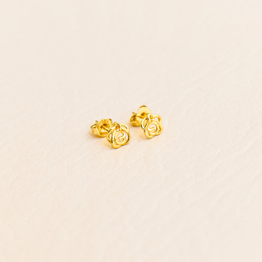 Mini Rose Stud Earrings
