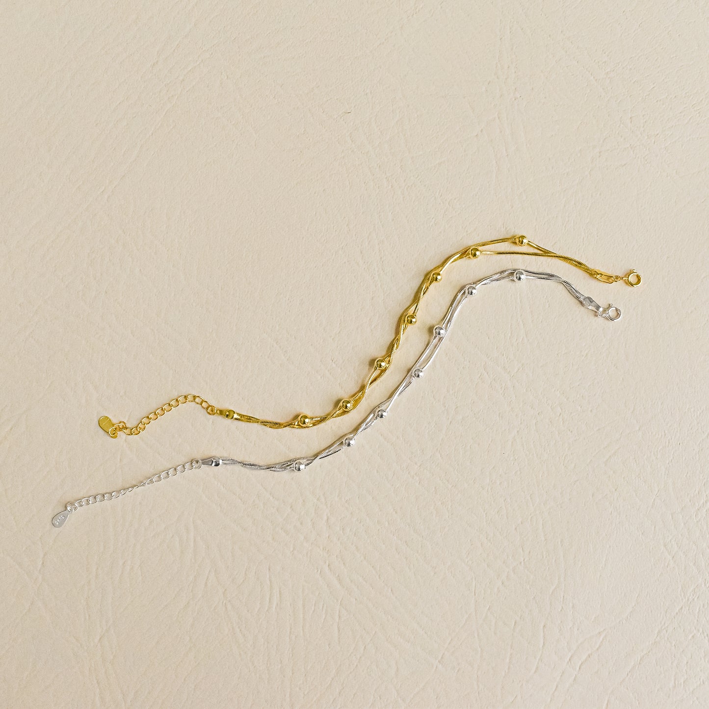 Duo Bead Chain Bracelet
