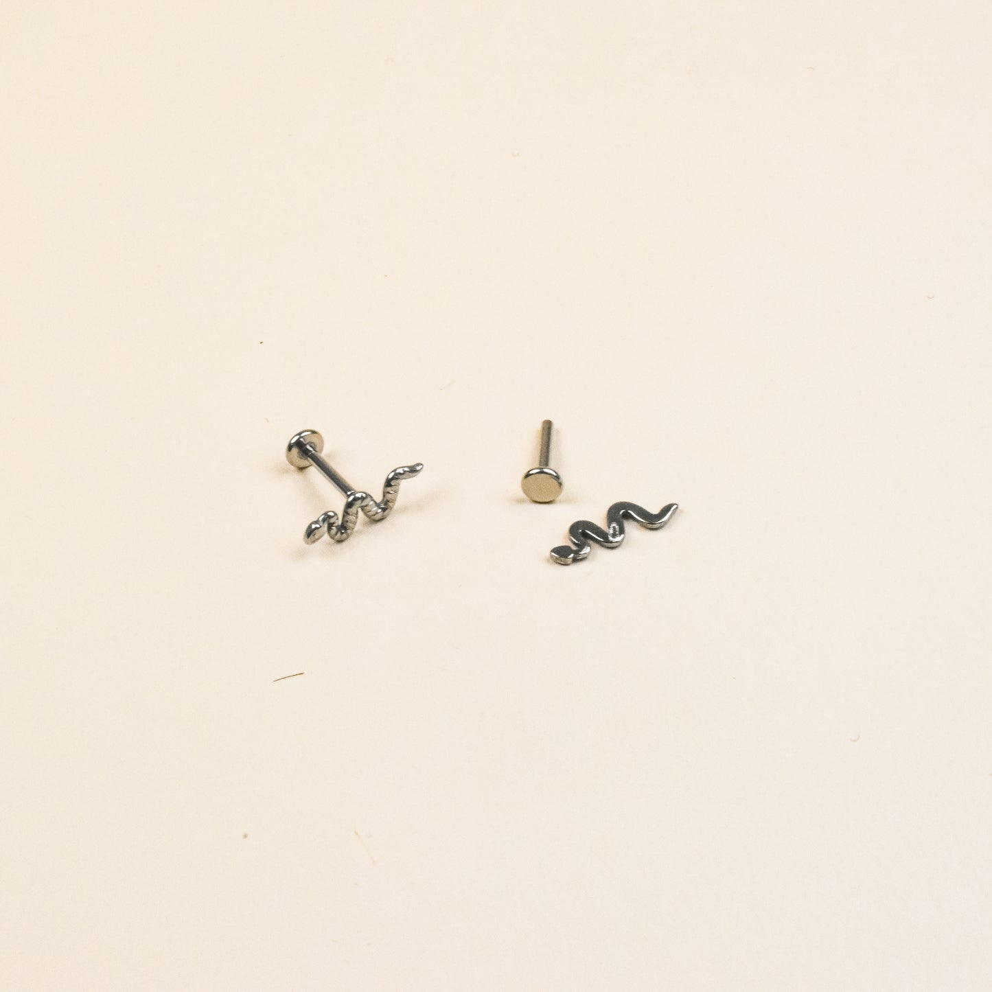 Tiny Snake Internally Threaded Stud