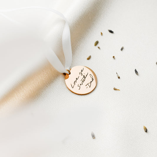 Handwriting Charm 25mm