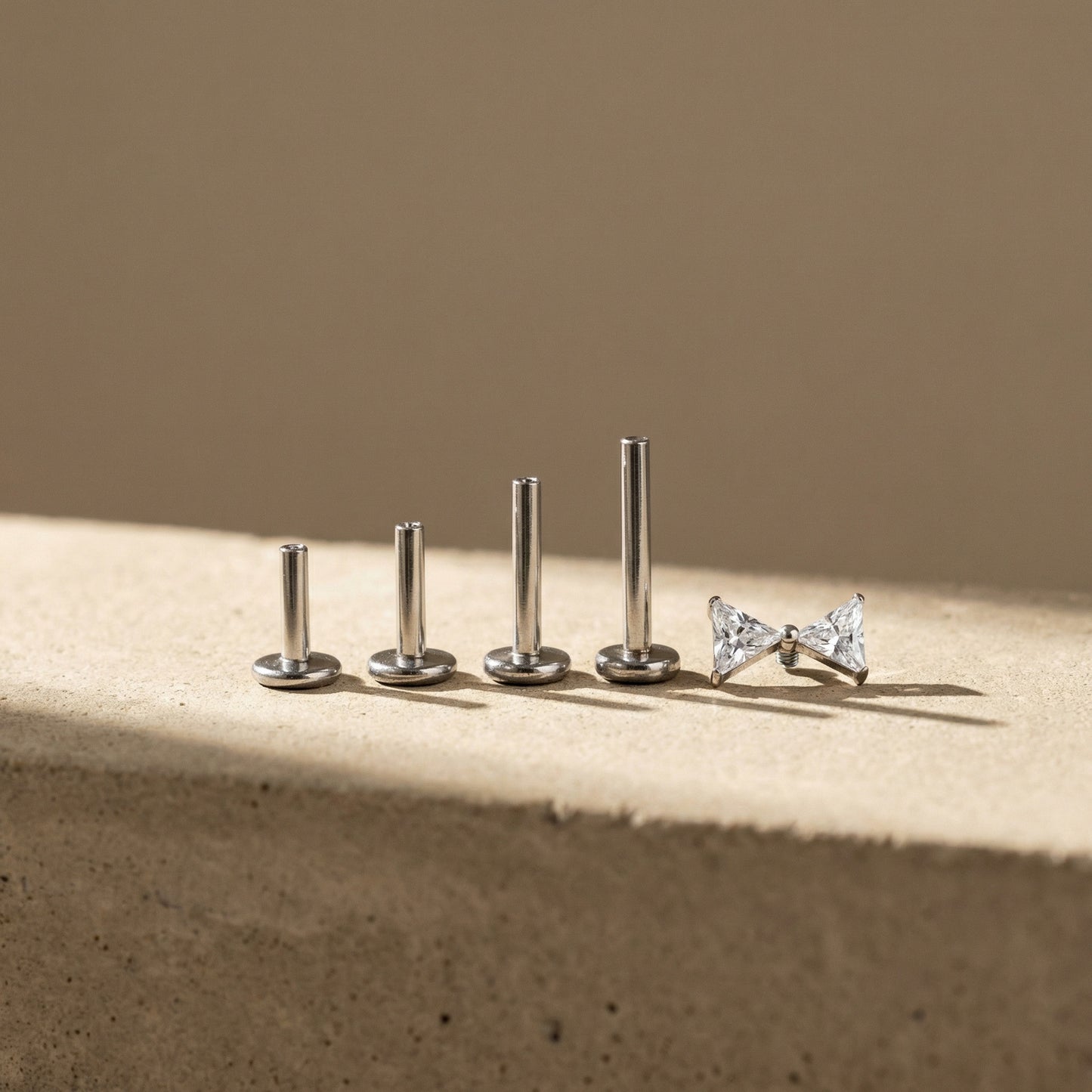 ZC Bow Dainty Internally Threaded