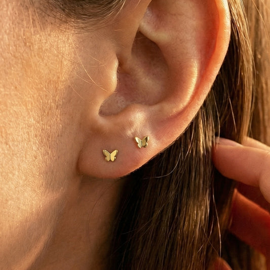 Simple Butterfly Dainty Flat Back