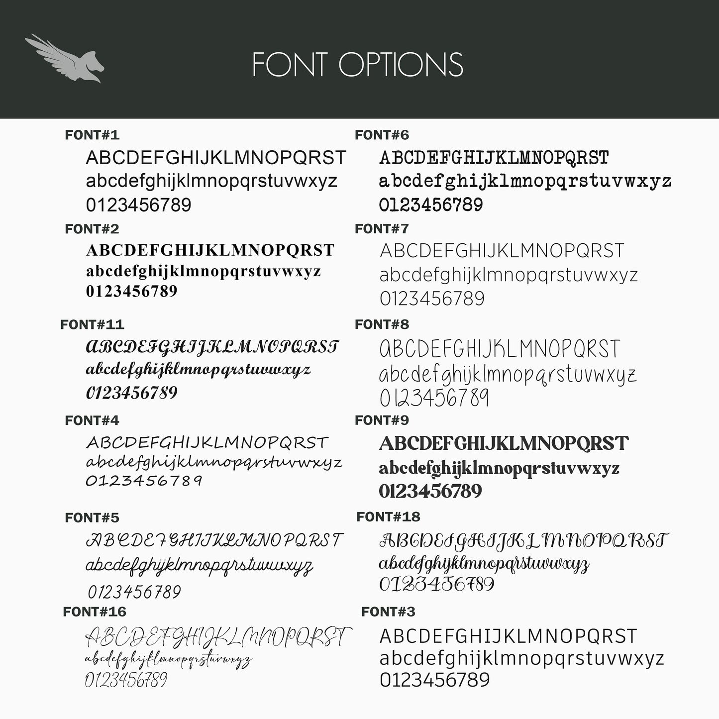 Handwriting Tag Key Chain