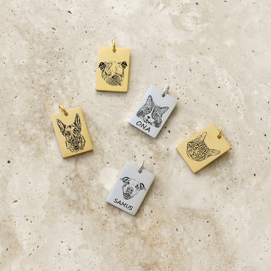 Pet Portrait Tag