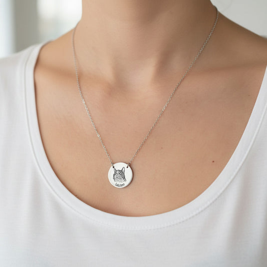 Pet Portrait Necklace
