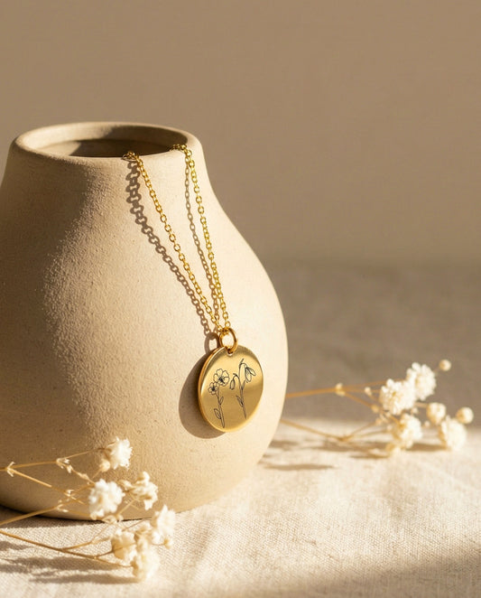 The Custom Garden Necklace: Up to 3 Birth Flowers
