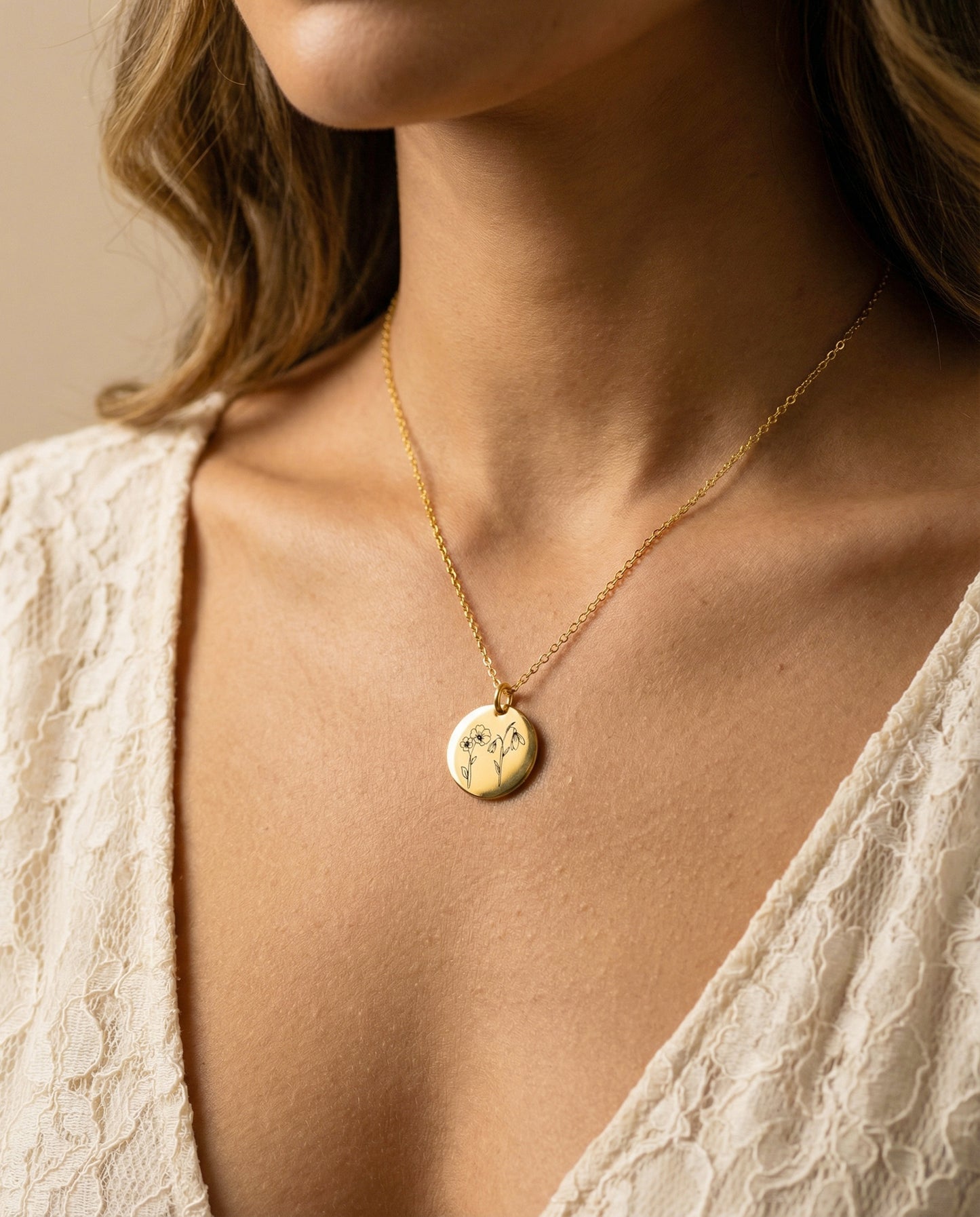 The Custom Garden Necklace: Up to 3 Birth Flowers