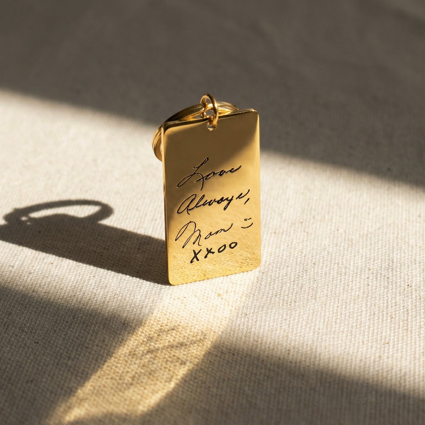 Handwriting Tag Key Chain