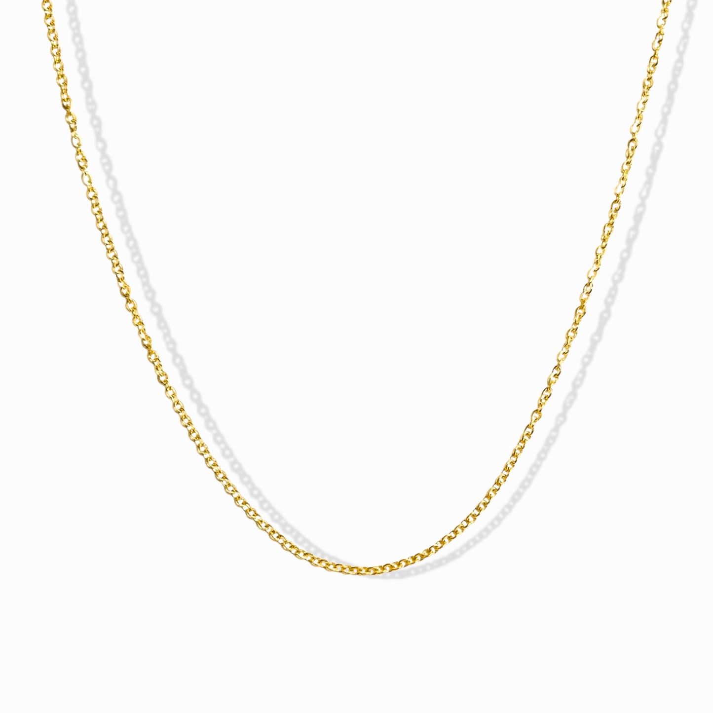 1.4mm Stainless Steel Dainty Cable Chain 18-20"