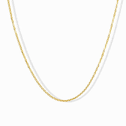1.4mm Stainless Steel Dainty Cable Chain 18-20"