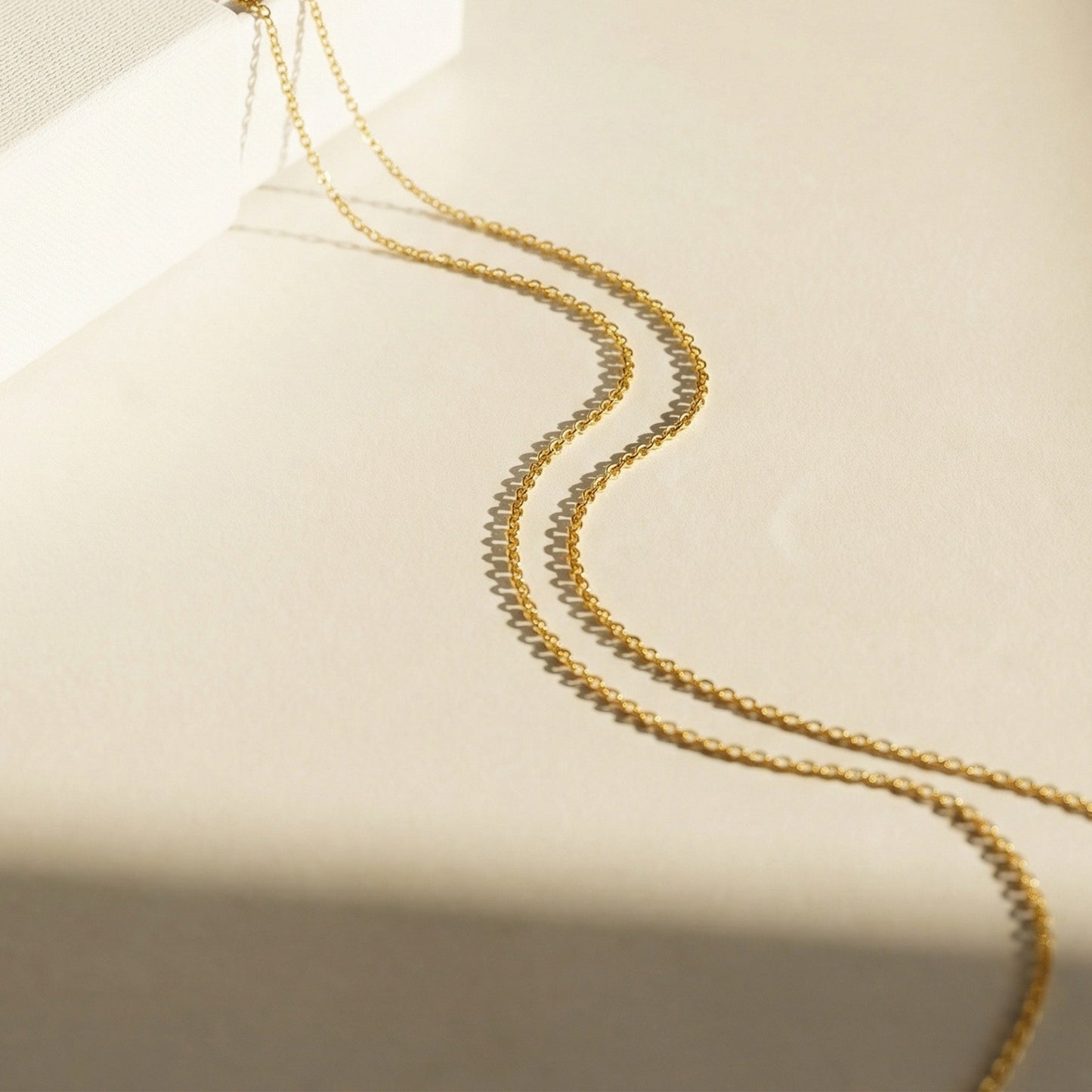 1.4mm Stainless Steel Dainty Cable Chain 18-20"