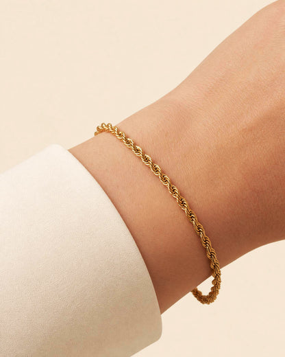 2mm Rope Chain Bracelet