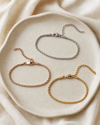 2mm Rope Chain Bracelet