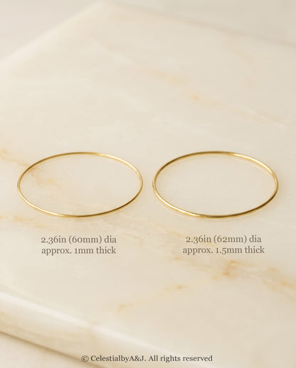 Dainty Stacking Wire Bangle