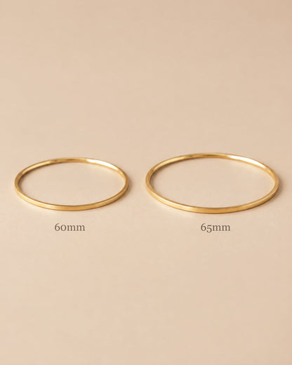 The Flat Edge Square Bangle
