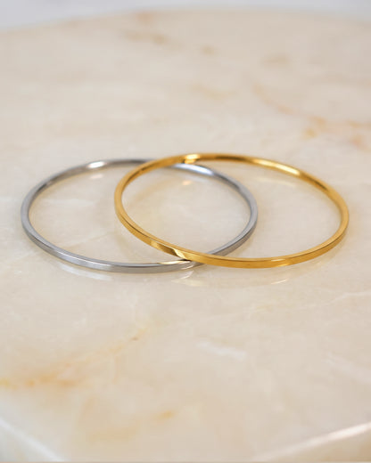 The Flat Edge Square Bangle