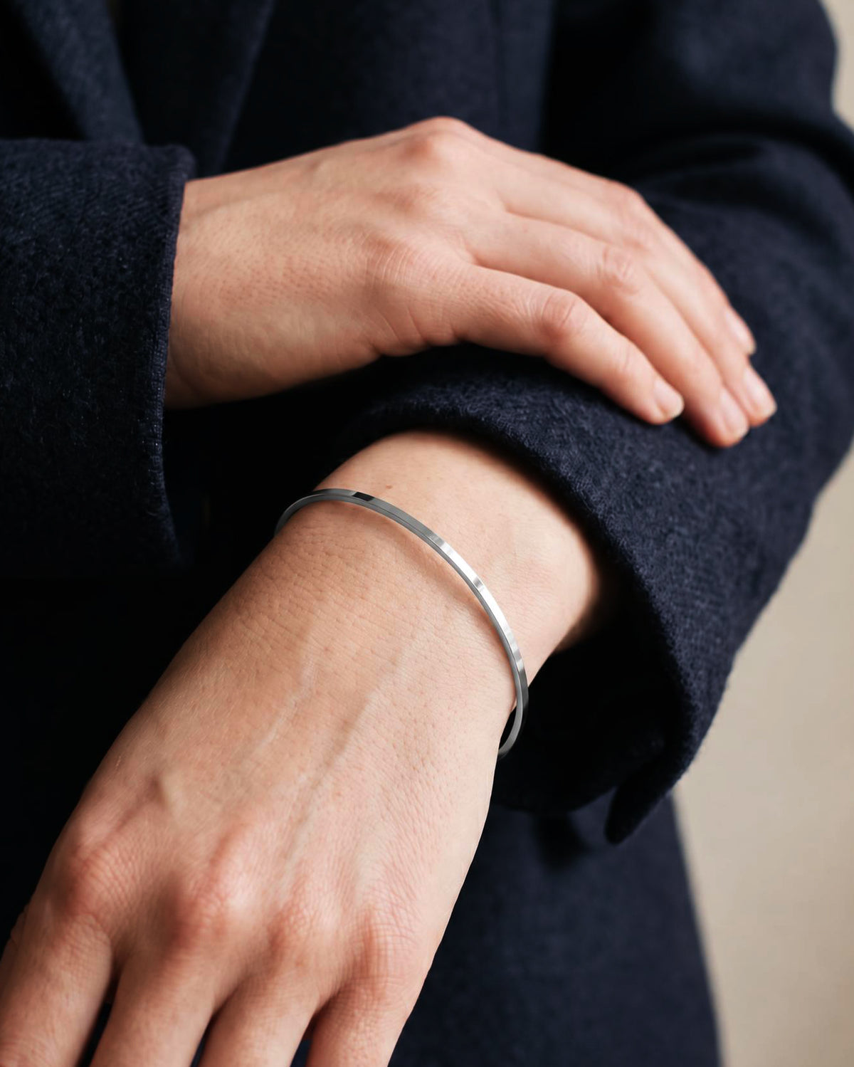 The Flat Edge Square Bangle