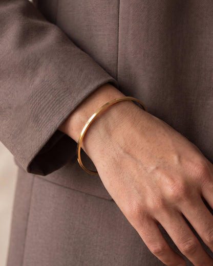The Flat Edge Square Bangle