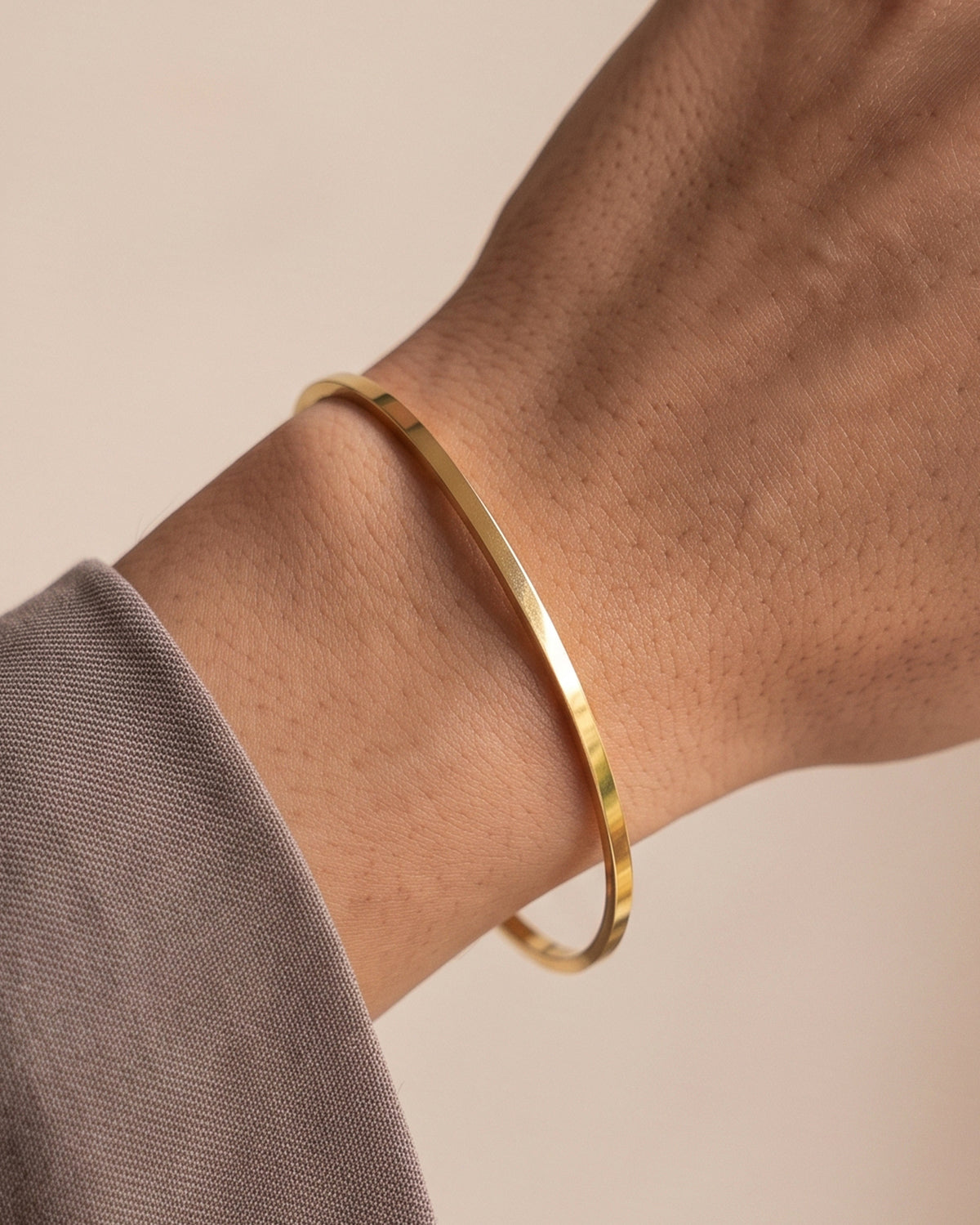 The Flat Edge Square Bangle
