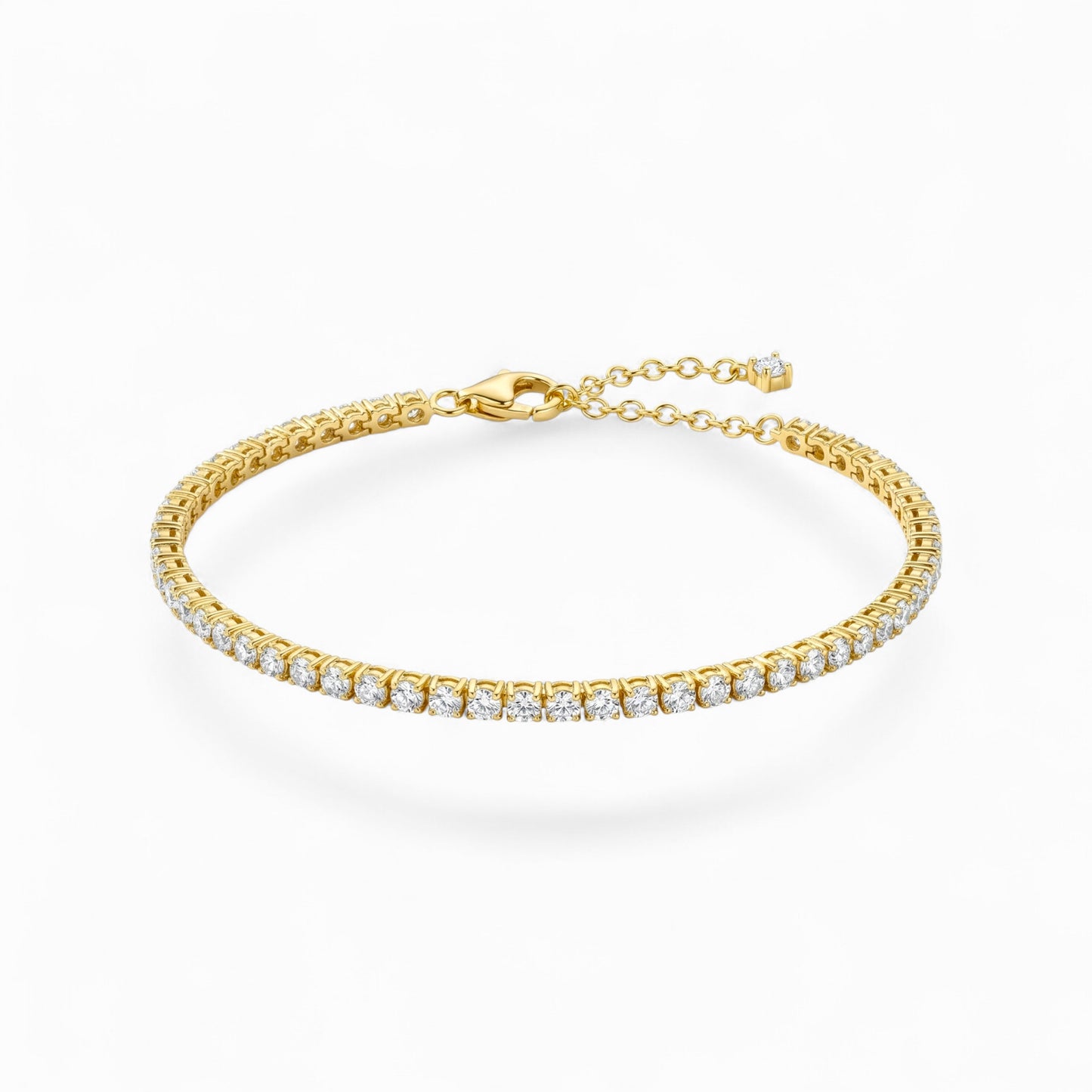 3mm Round Tennis Bracelet