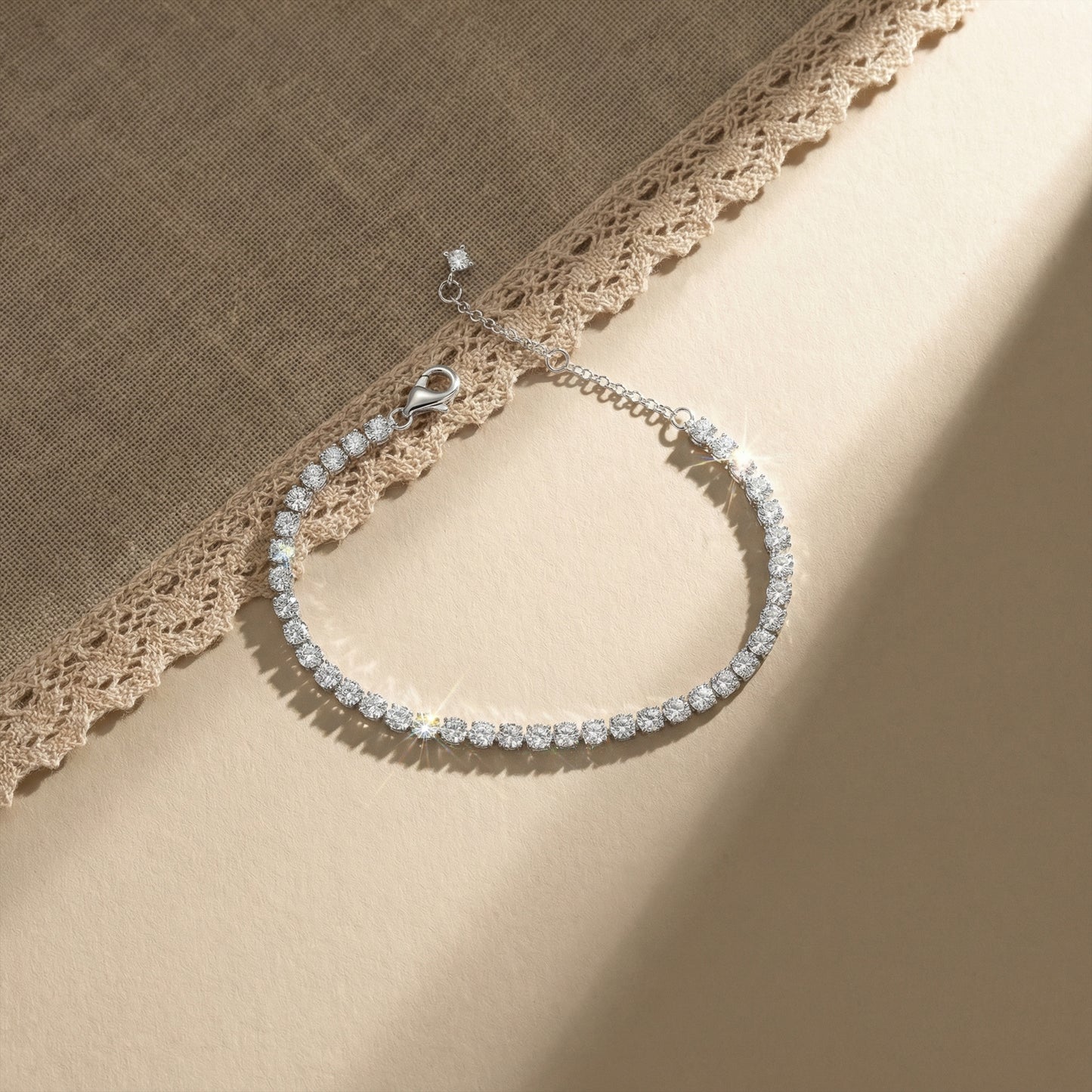 3mm Round Tennis Bracelet