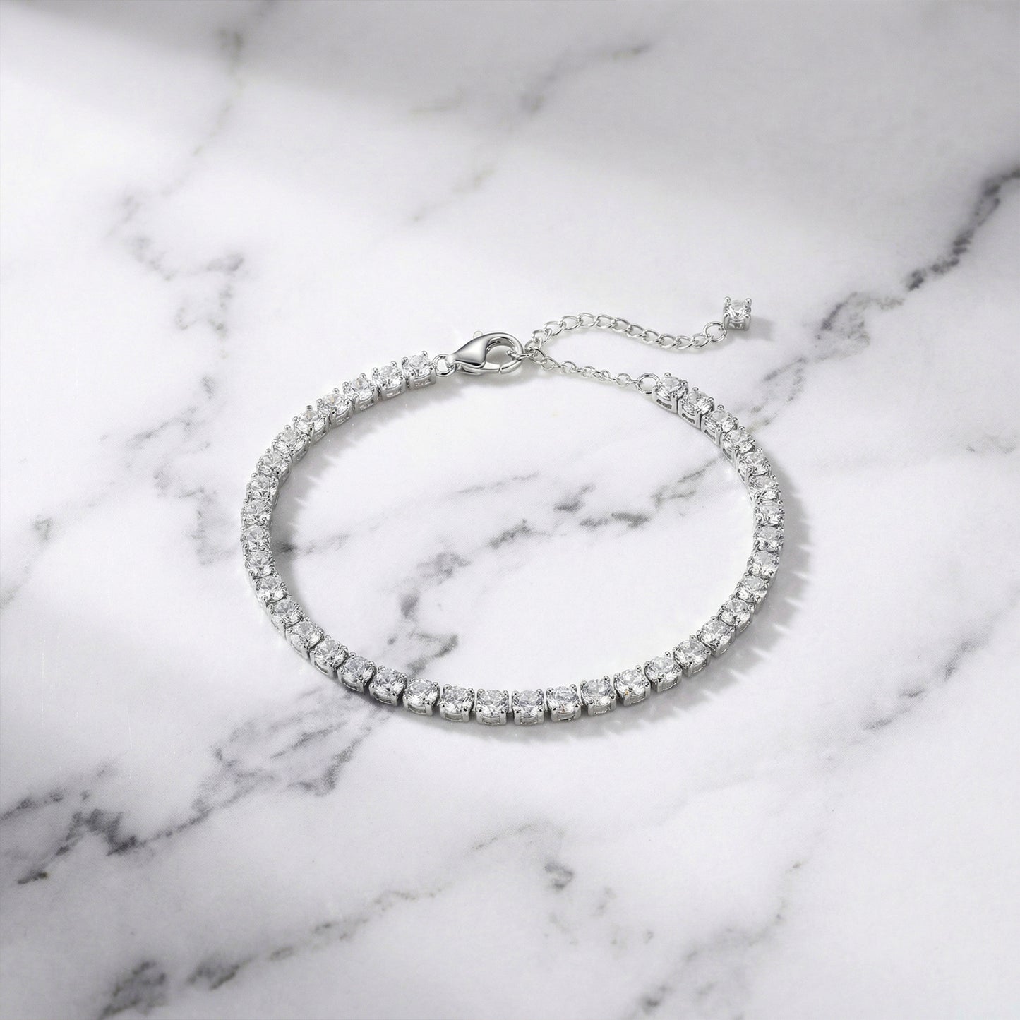 3mm Round Tennis Bracelet