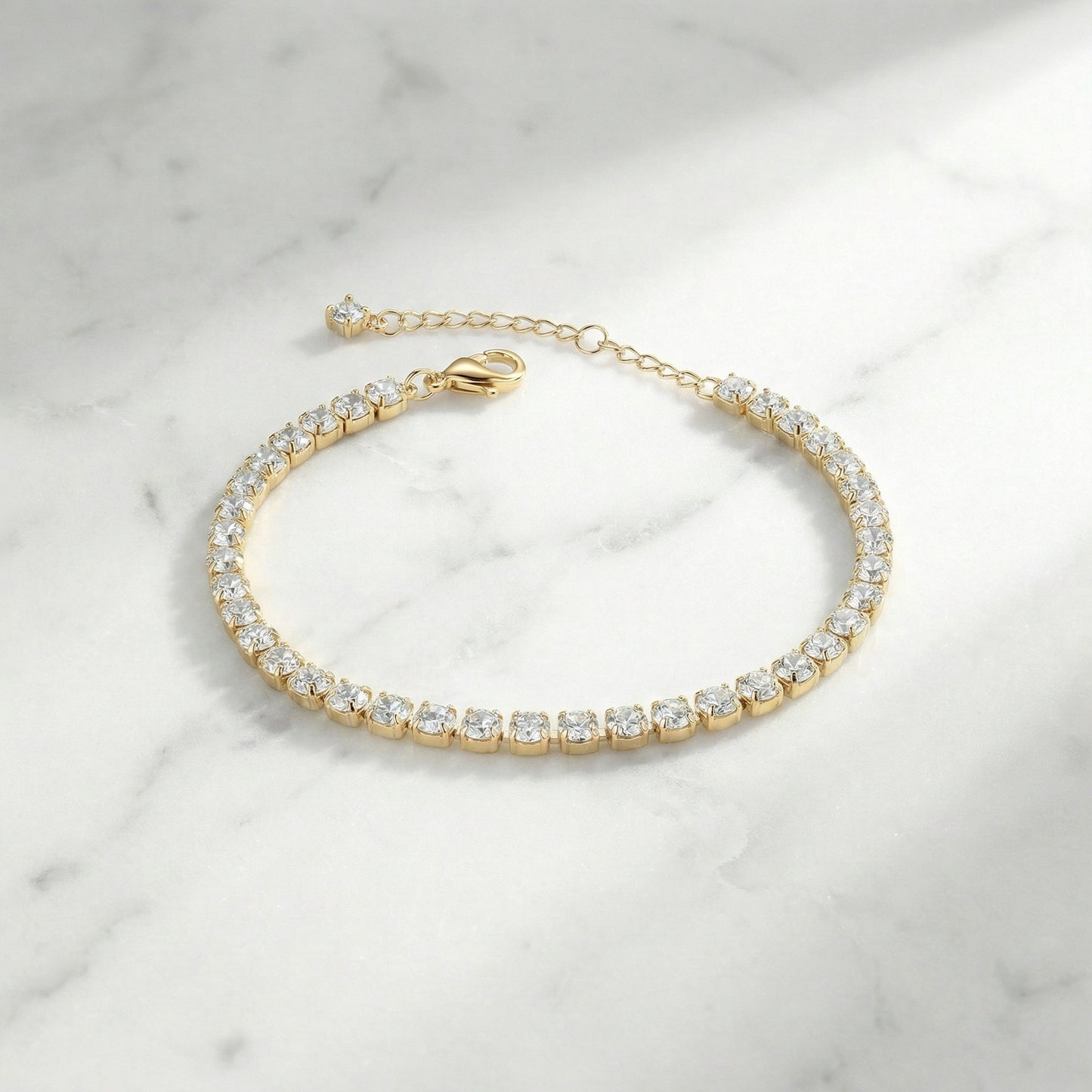 3mm Round Tennis Bracelet