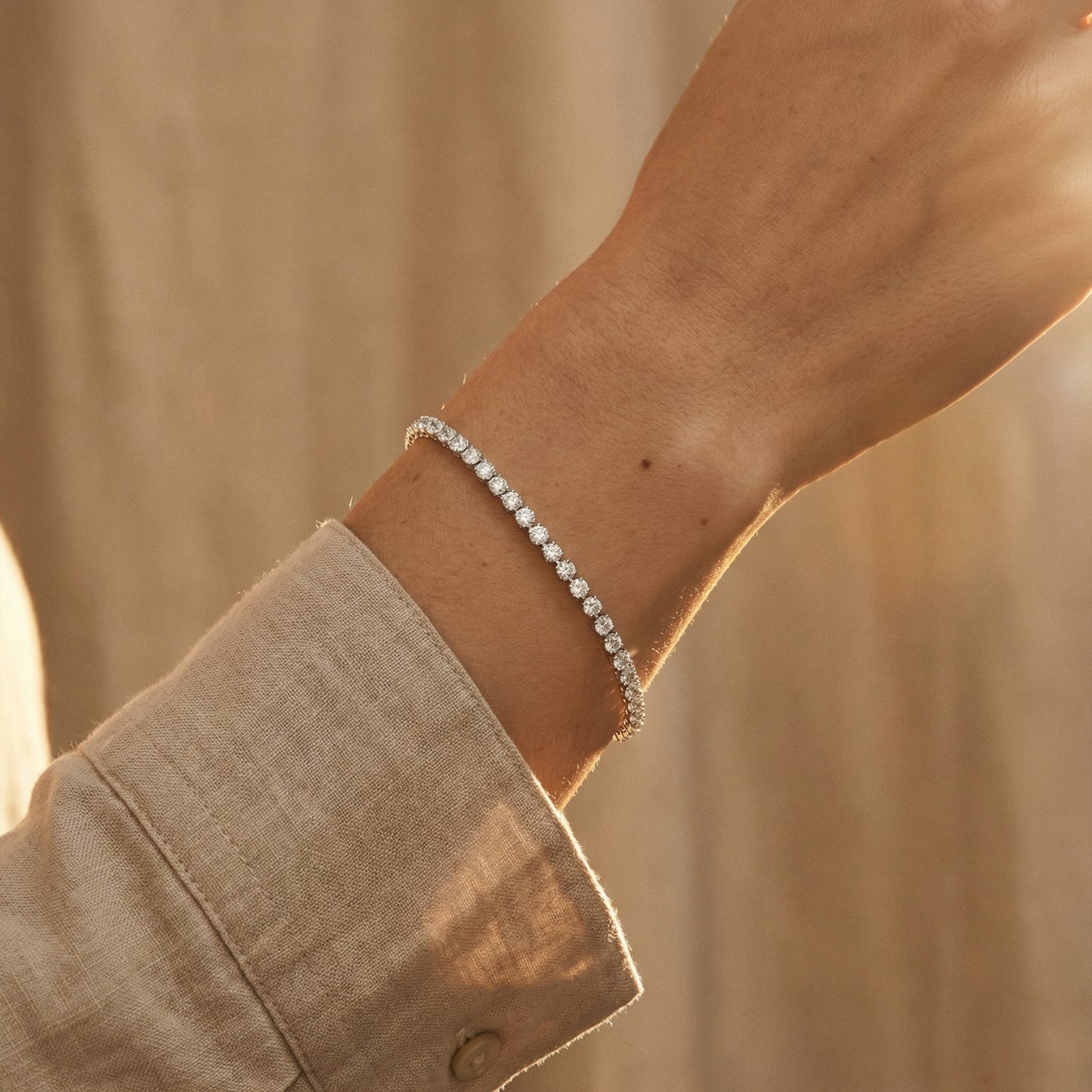 3mm Round Tennis Bracelet