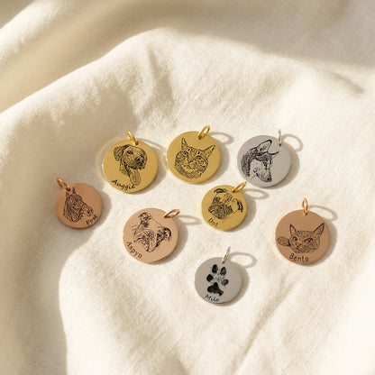 Pet Portrait Charm
