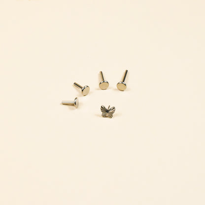 Textured Butterfly Dainty Flat Back