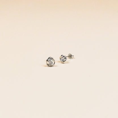 Dainty Sterling Silver Mini Stud Earrings