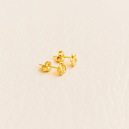 Mini Rose Stud Earrings