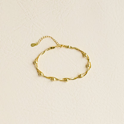 Duo Bead Chain Bracelet