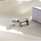 stainless steel pet portrait cuff links