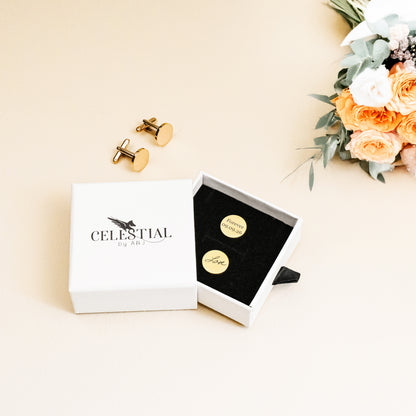 Handwriting & Memory Engraved Cufflinks