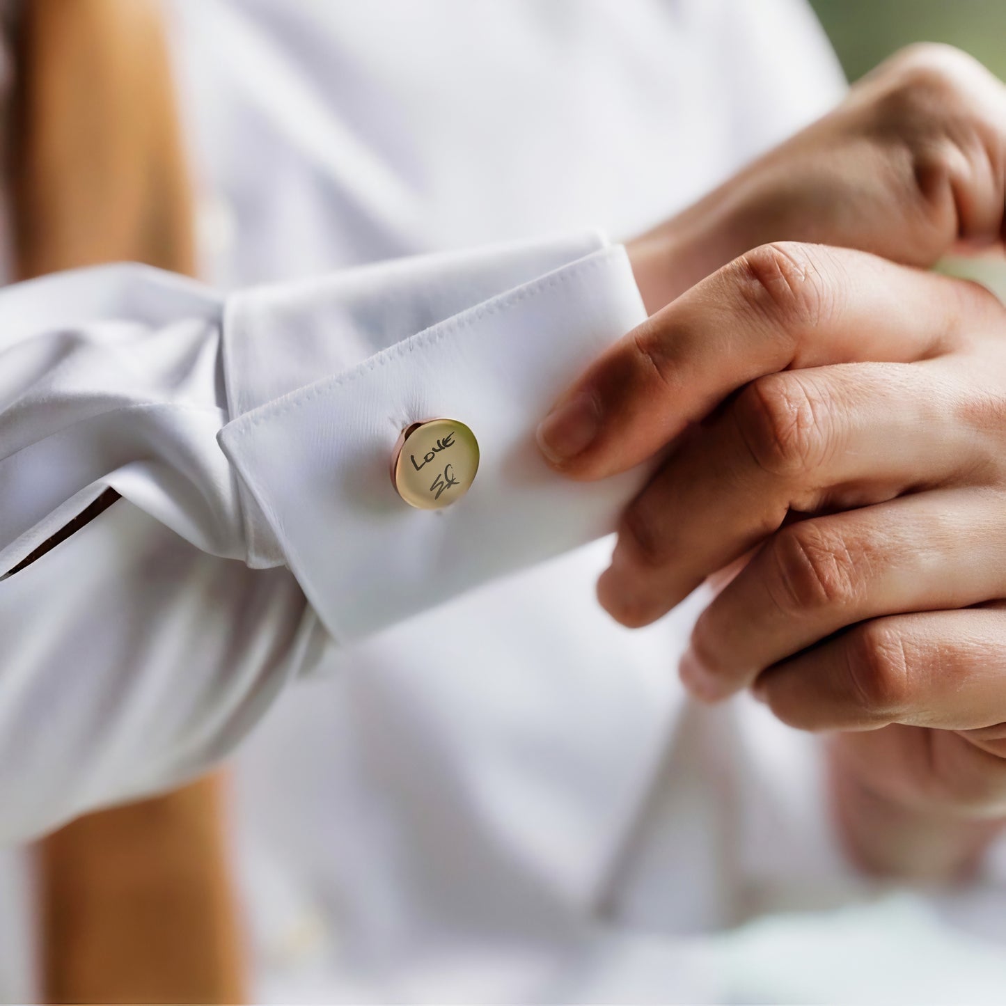 Handwriting & Memory Engraved Cufflinks