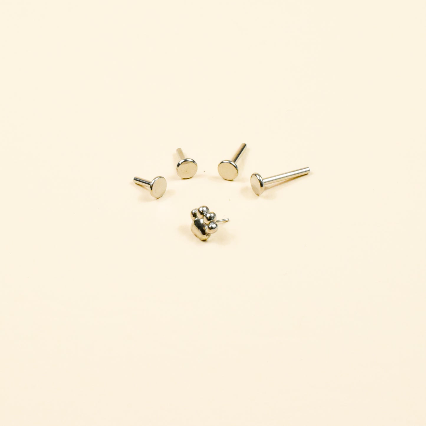 Tiny Paw Print Flat Back