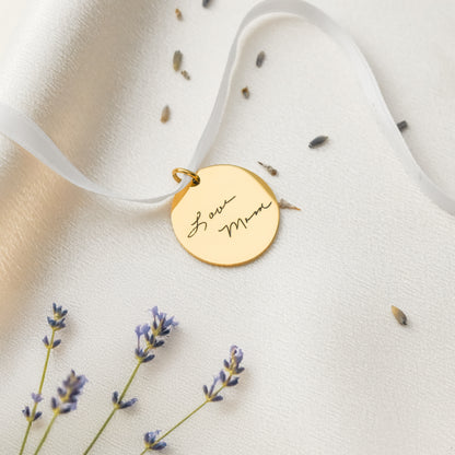 Handwriting Charm 25mm