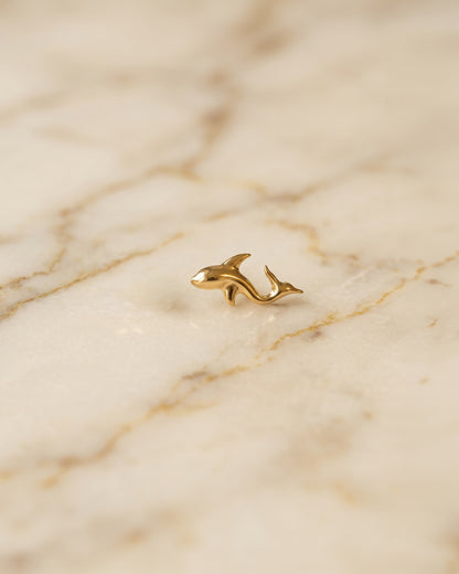 The Fin Flat Back Stud