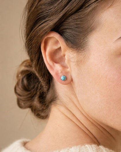 The Turquoise Ball Internally Threaded Stud