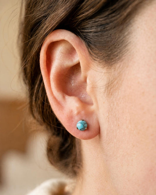 The Turquoise Ball Internally Threaded Stud