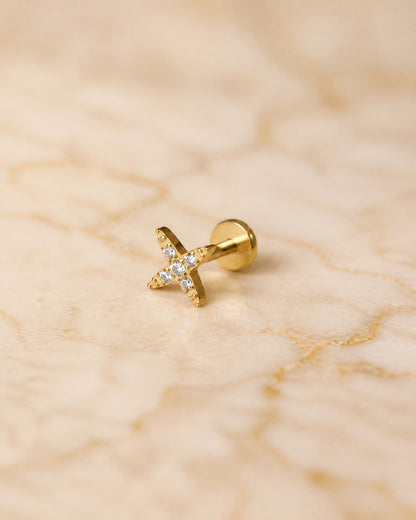 Pavé North Star Internally Threaded Stud