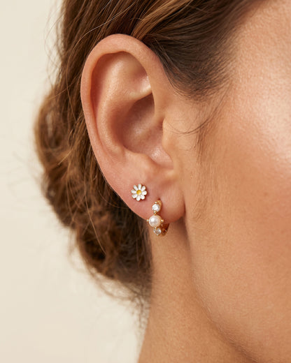 Daisy Internally Threaded Labret Stud