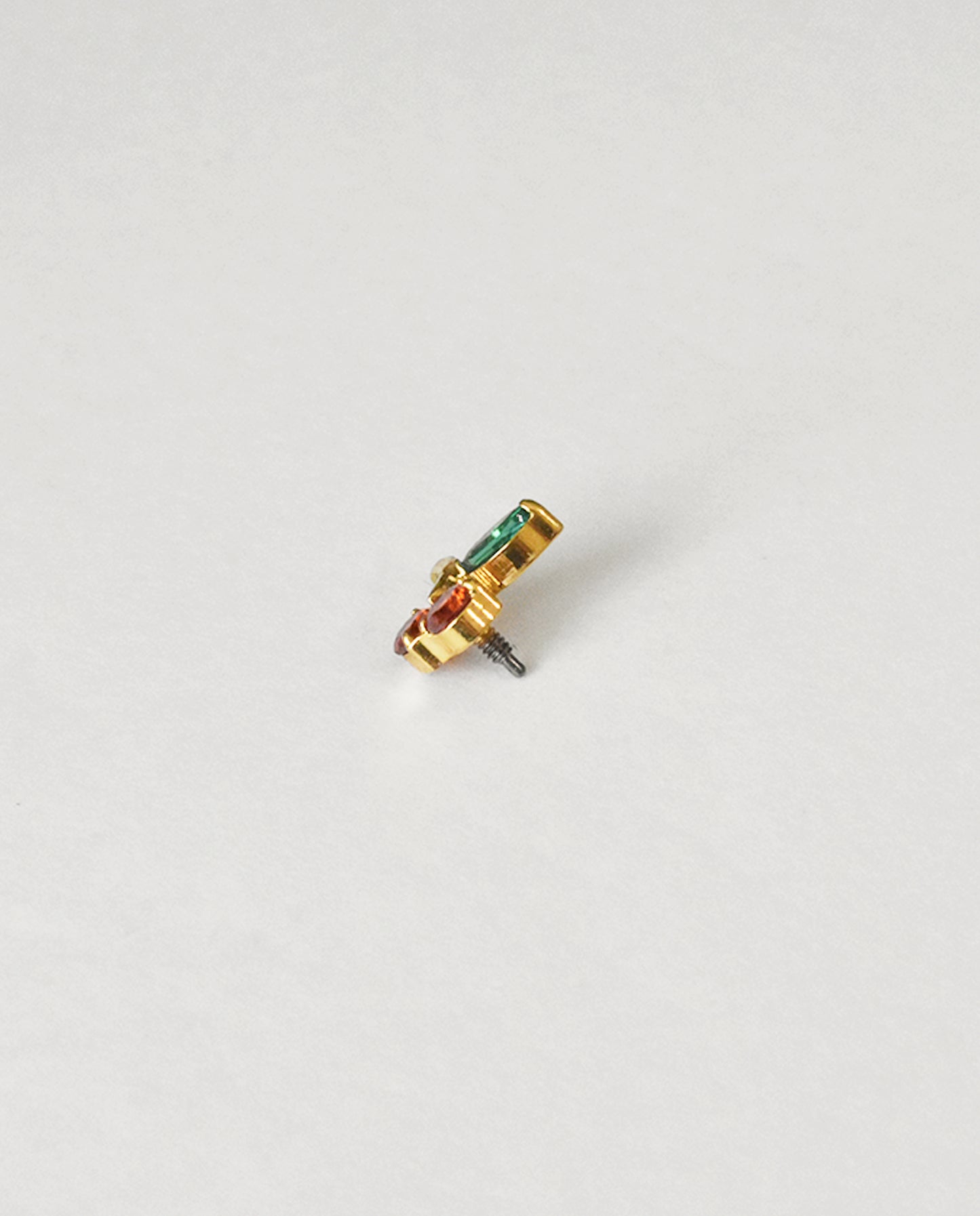 Cute Fruit Cherry Internally Threaded Flat Back