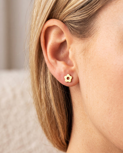 Flower Simple Push Pin Stud