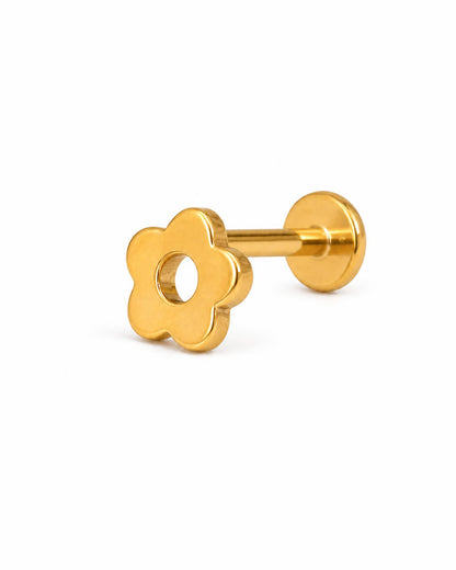 Flower Simple Push Pin Stud
