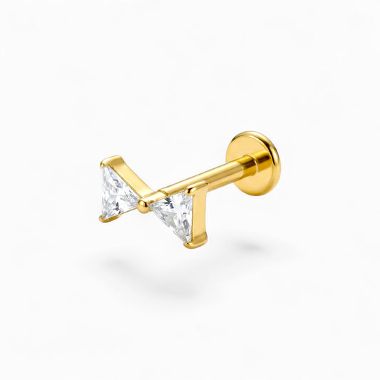 ZC Bow Dainty Internally Threaded