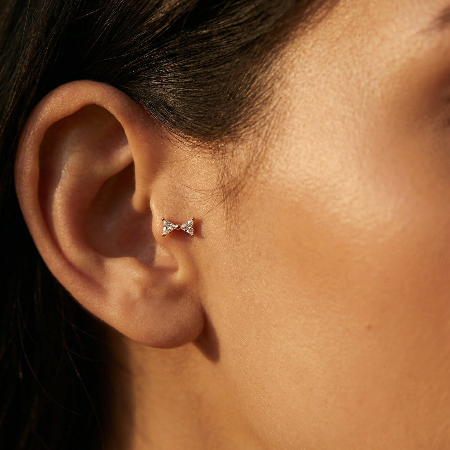 ZC Bow Dainty Internally Threaded