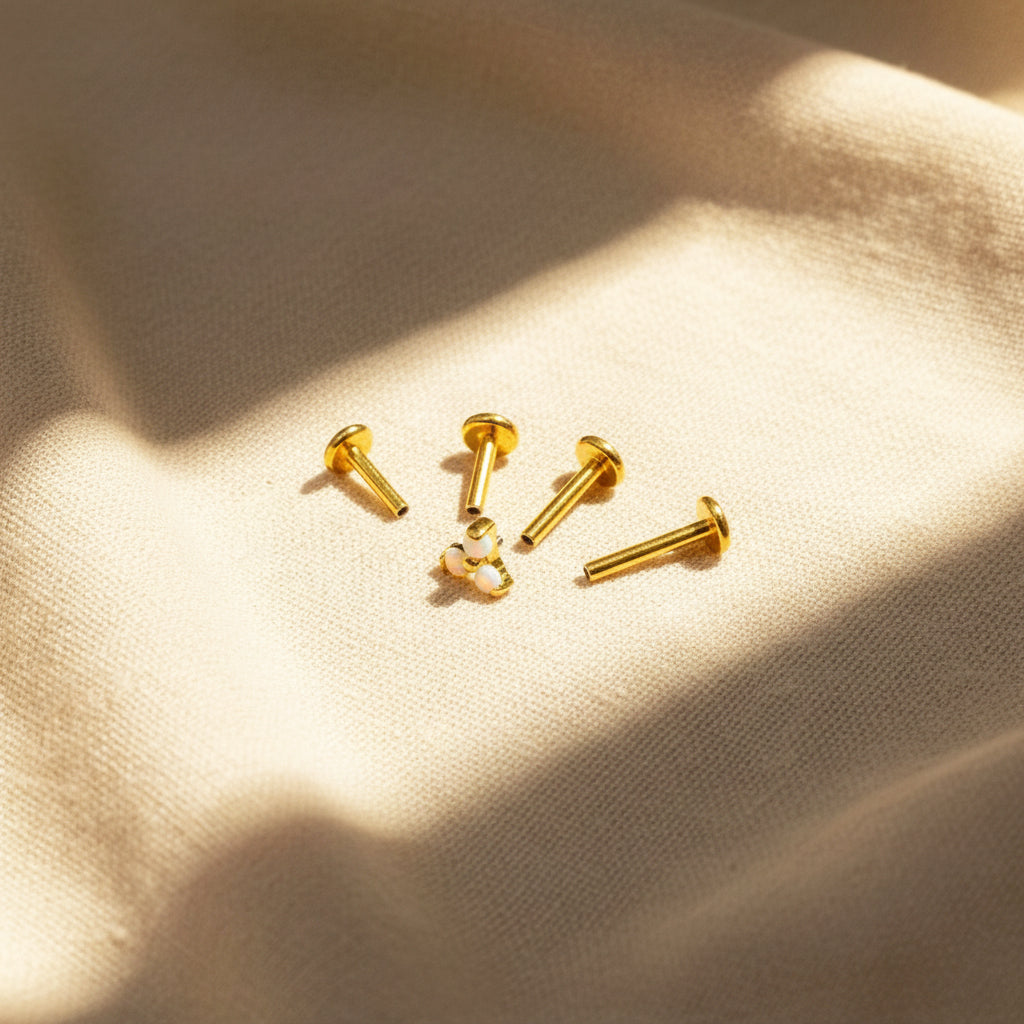 Trinity Pearl Internally Threaded Flat Back